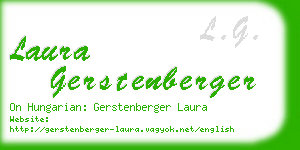laura gerstenberger business card